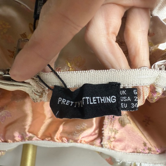 NWT PrettyLittleThing floral Bardot dress - Picture 7 of 7